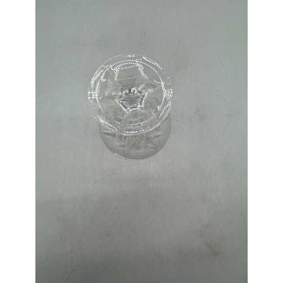 Vintage Crystal Martini Glass Clear Stemware Used READ - Picture 5 of 6